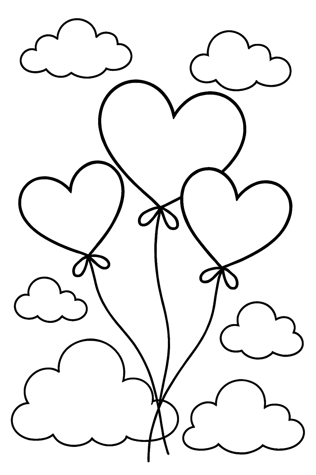 Heart balloons