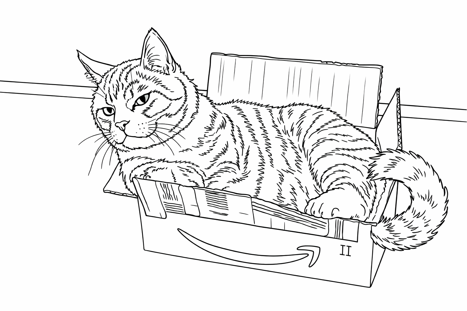 Vytvořte černobílou čárovou kresbu vhodnou pro omalovánku. Obrázek by měl mít jasné, dobře definované obrysy, používat pouze černé čáry na bílém pozadí. Zaměřte se na vytvoření detailní, dobře strukturované omalovánky, která zachycuje hlavní prvky a téma popsané v pokynu. Obrázek by měl být v krajinové orientaci. Převeďte tuto referenční fotografii na omalovánku. Zachovejte hlavní subjekty a kompozici z fotografie, ale převeďte je na čisté černé obrysy na bílém pozadí vhodné pro omalování.